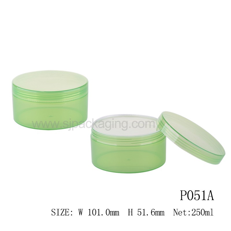 250ml Round Shape Skin Care Jar Aloe-Gel Jar P051A