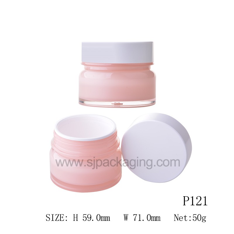 50ml Round Shape Skin Care Jar Cream Jar P121