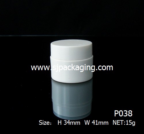 15g Round Shape Mini Cream Jar Eyes Cream Jar P038