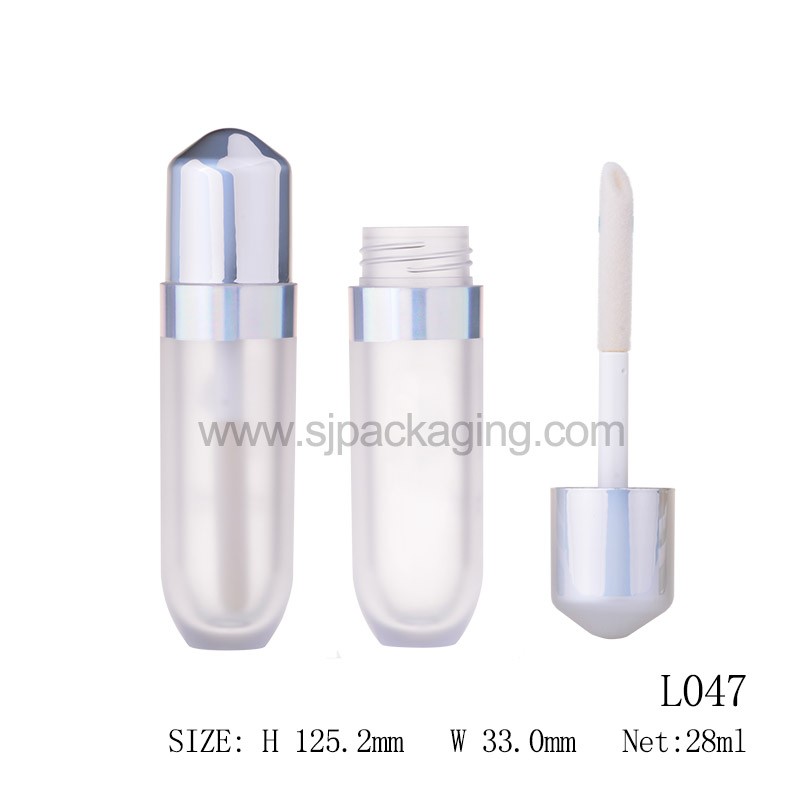 28ml Round Shape Foundation Bottle With Brush L047