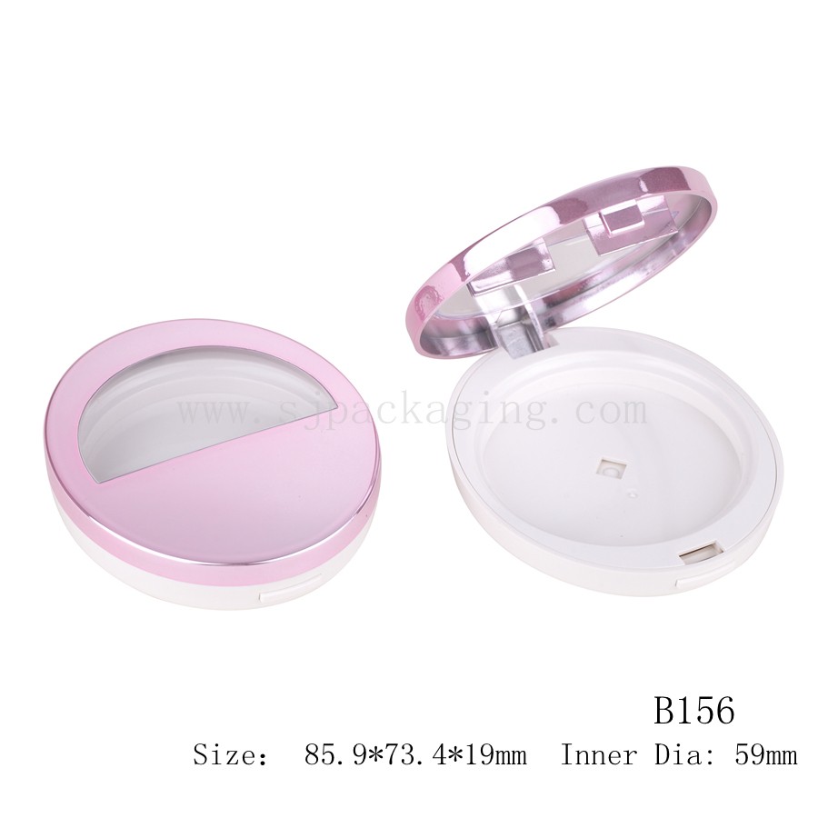 Oval Shape Compact Powder Case Inner Dia 59.0mm B156