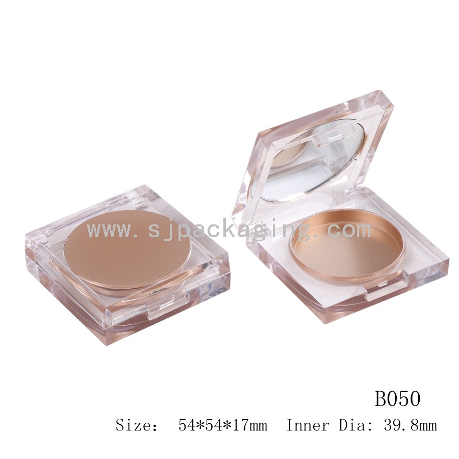 Square Shape Compact Powder Case Inner Dia 39.8mm B050