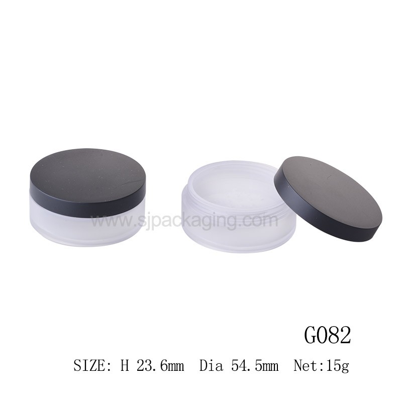 15g Round Shape Loose Powder Case G082