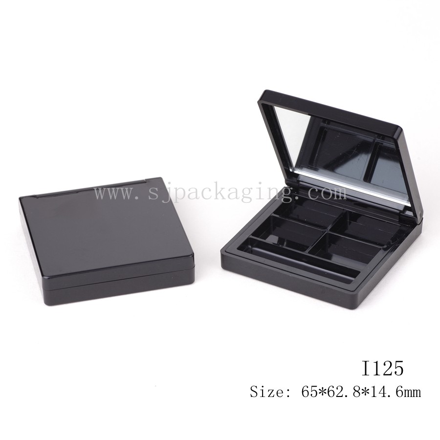 4girds Square Shape Eyeshadow Case With Mirror I125