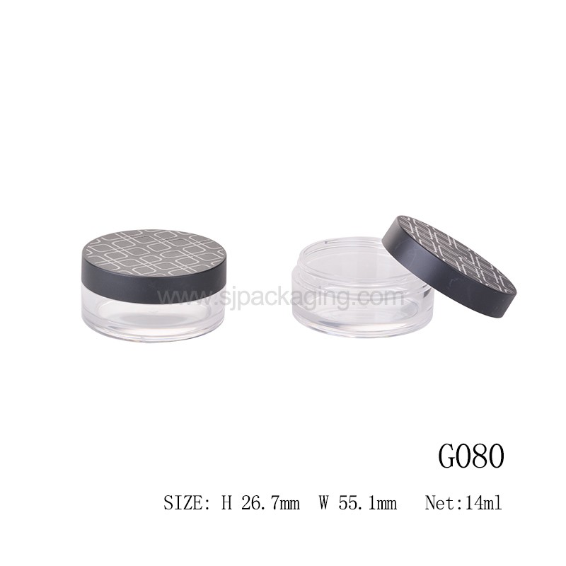 14ml Round Shape Loose Powder Case G080