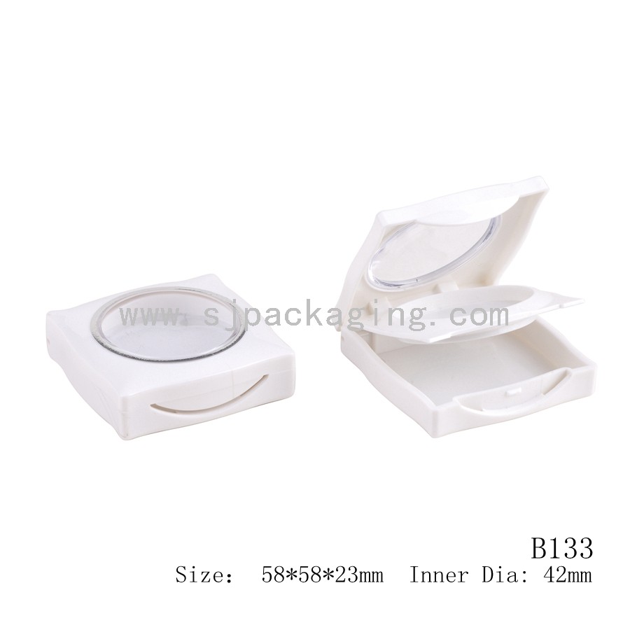 2layer Square Shape Compact Powder Case Inner Dia 42.0mm B133