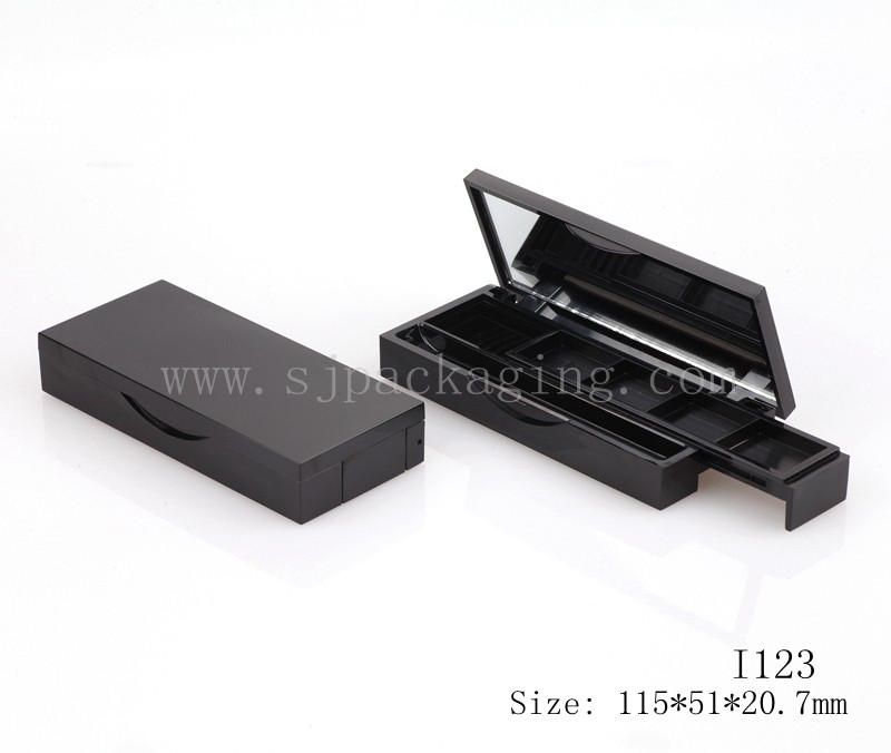 4girds Rectangle Shape 2in1 Eyeshadow Case With Mirror I123
