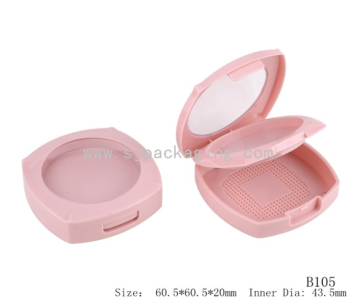 2layer Square Shape Compact Powder Case Inner Dia 43.5mm B105