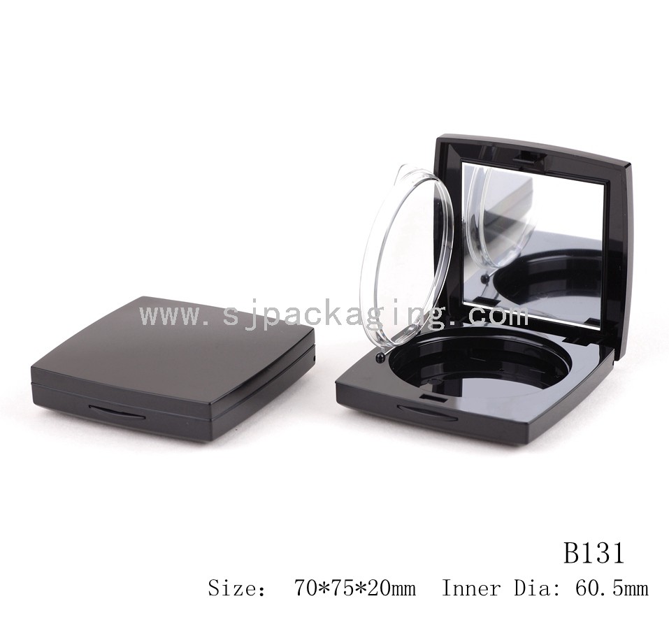  Square Shape Compact Powder Case Inner Dia 60.5mm B131