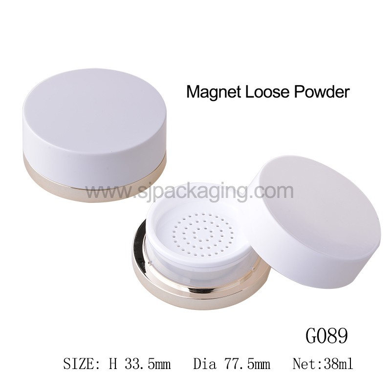 38ml Round Shape Loose Powder Case G089
