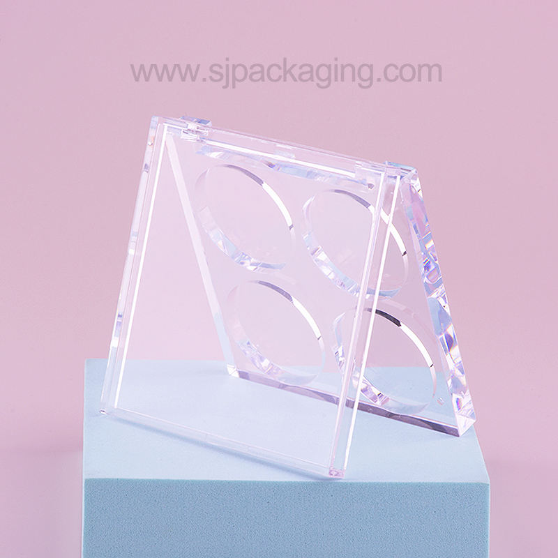 4grid Square Shape Face Palette Compact Powder Case Inner Dia 31.5mm B309