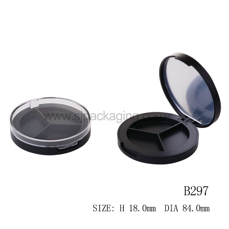 Round Shape Face Palette Compact Powder Case B297