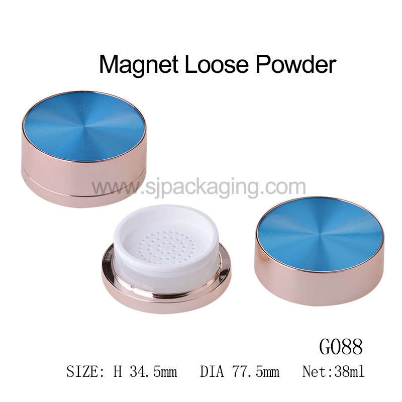38ml Round Shape Loose Powder Case G088