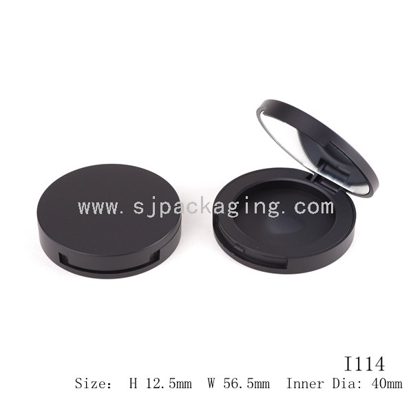 40mm Round Shape Eyeshadow/ Blush/Bronzer Powder Case With Mirror I114
