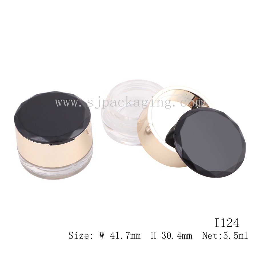 5.5ml Cream Jar Round Shape 2in1 Eye shadow Jar I124