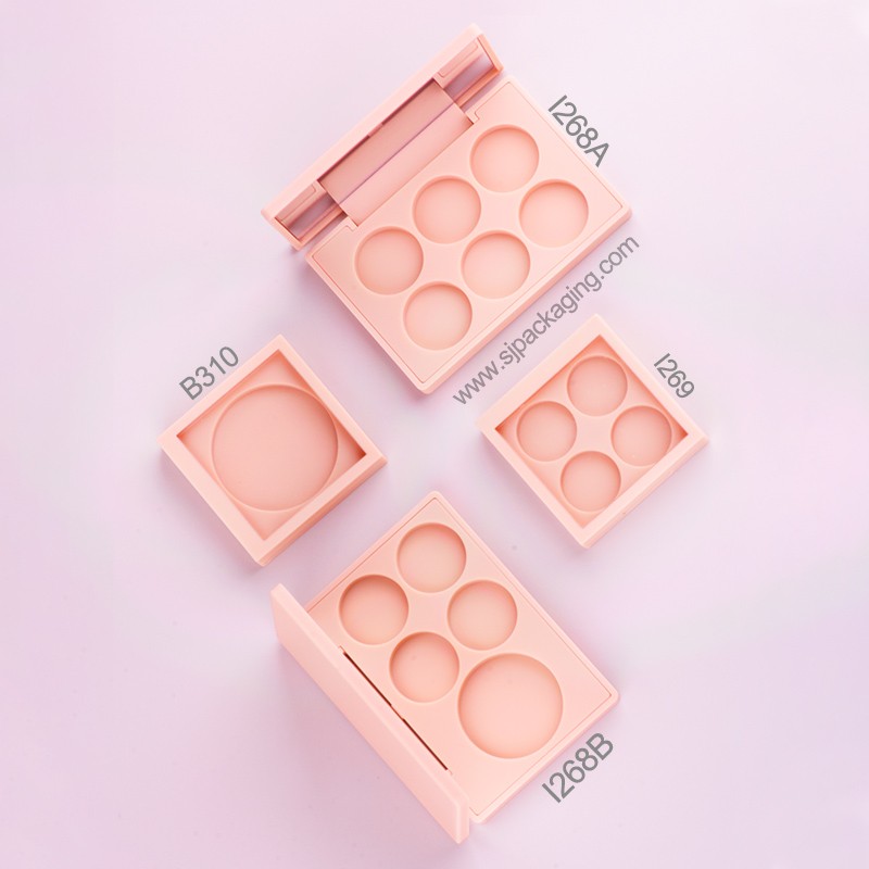 6grids/5girds Transparent Eyeshadow Palette Face Palette  Case With Mirror  I268