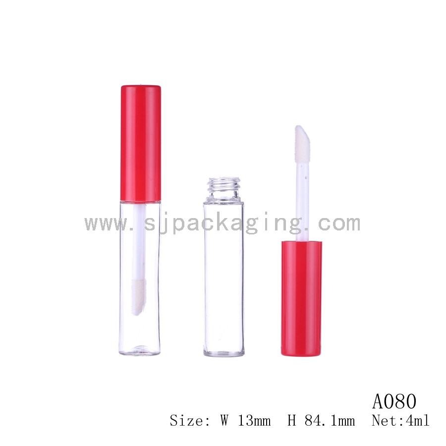 Blowing Bottle Round Shape Lip gloss Tube 4ml A080