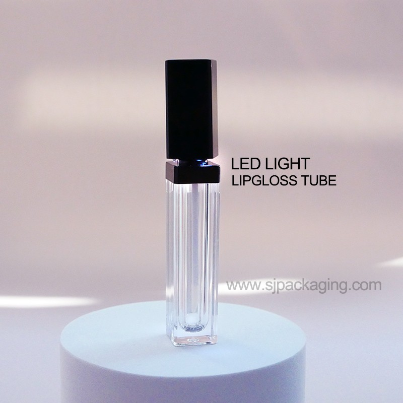 Square Shape LED  Lip gloss Tube 7.5ml A032