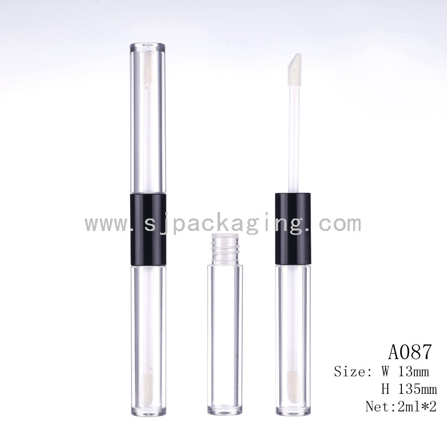 2in1 Round Shape Lip gloss Tube 2ml *2 A087