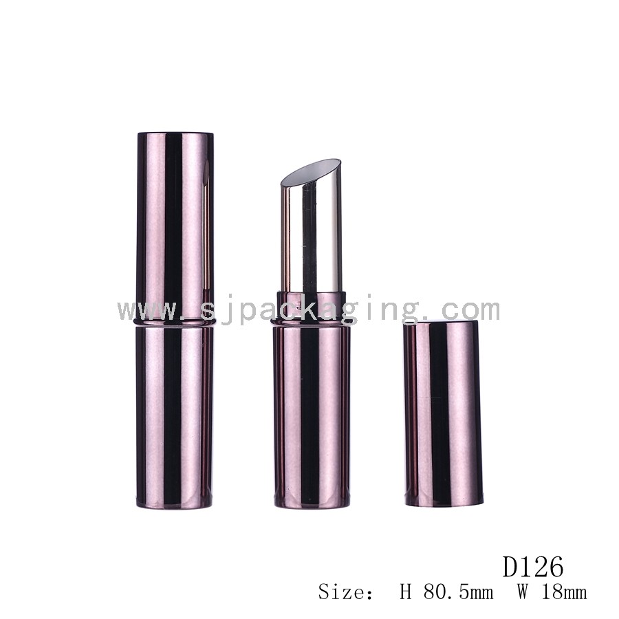 Round Shape Oblique Lipstick Tube D126