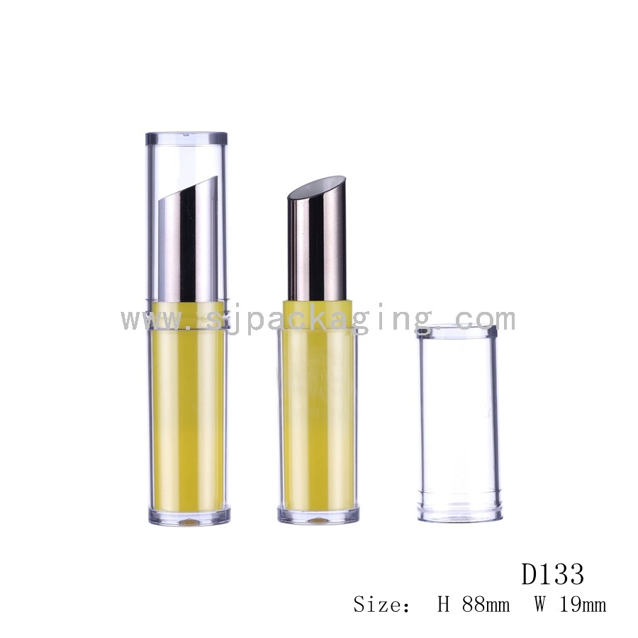 Round Shape Oblique Lipstick Tube D133