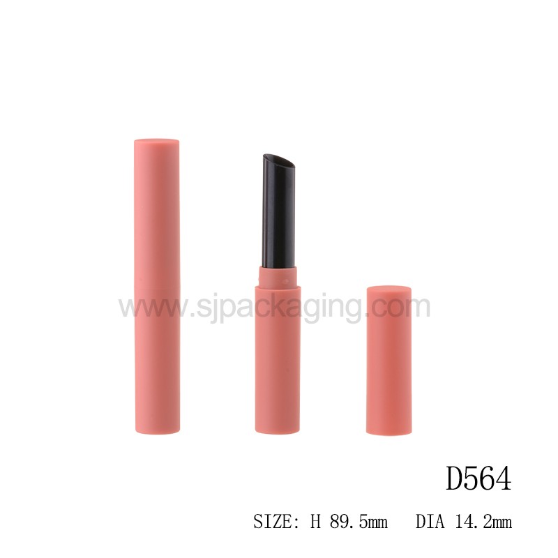 Slim Round Shape Oblique Lipstick Tube D564
