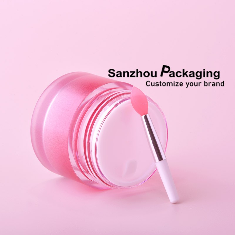 25ml Round Shape Skin Care Jar Cream Jar Lip Balms Jar With Brush P119
