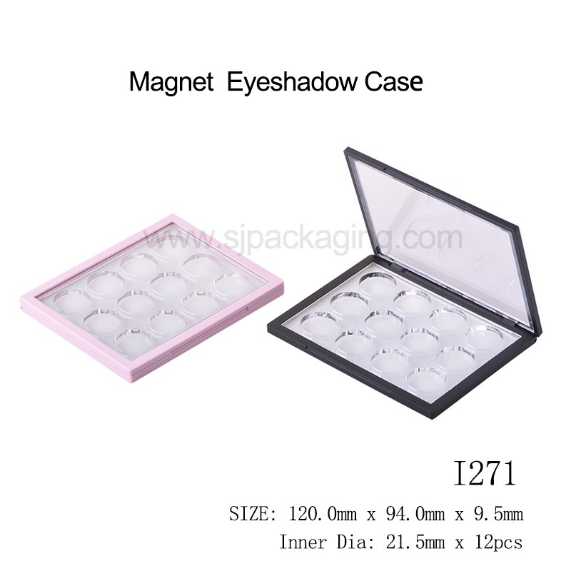 12grids Square Shape Eyeshadow Palette Powder Case I271