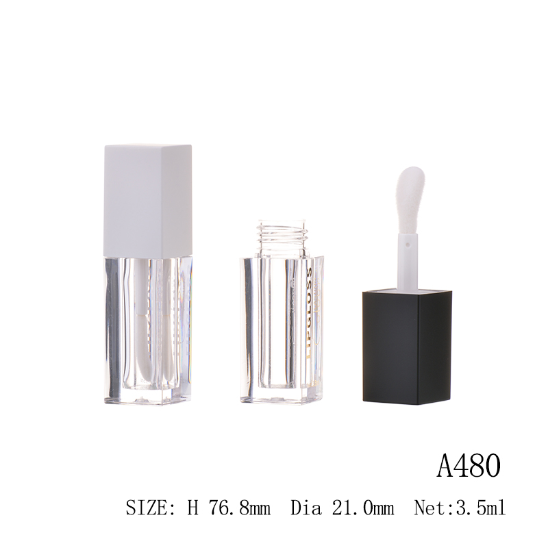 Big Brush Square Shape Lip gloss Tube 3.5ml  A480