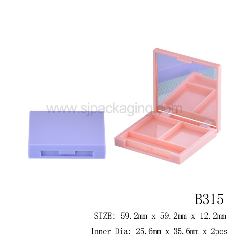 2grid Square ShapeCompact Powder Case Inner Dia 35.6*25.6mm B315