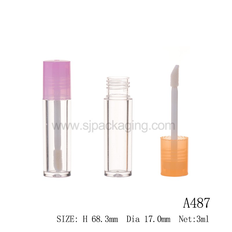 Round Shape Lip gloss Tube 3ml A487