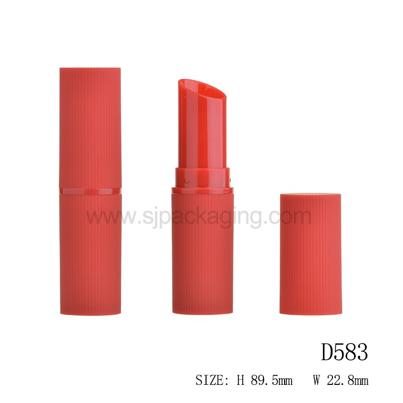 Round Shape Big Oblique Lipstick Tube D583