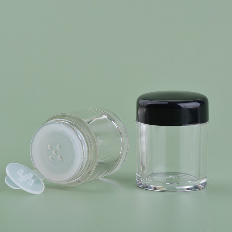 6.5g 5g 3.5g Mini Round Shape Loose Powder Case Eye Shadow Jar G050