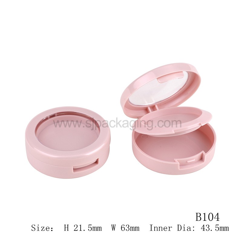 2layer Round Shape Blush Compact Powder Case Inner Dia 43.5mm B104