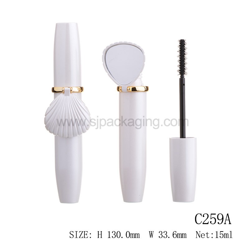 Irregular Shape Mascara Tube  15ml with Mirror C259