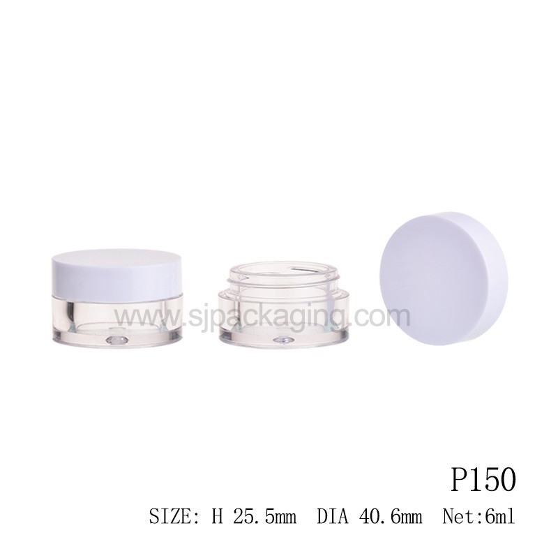 6ml Round Shape Mini Cream Jar P150