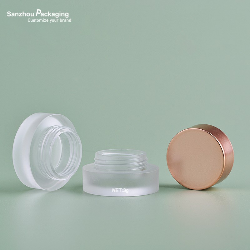 3ml Round Shape Mini Cream Jar P013A