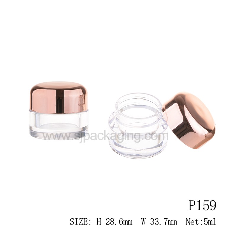 5ml Round Shape Mini Cream Jar  P159