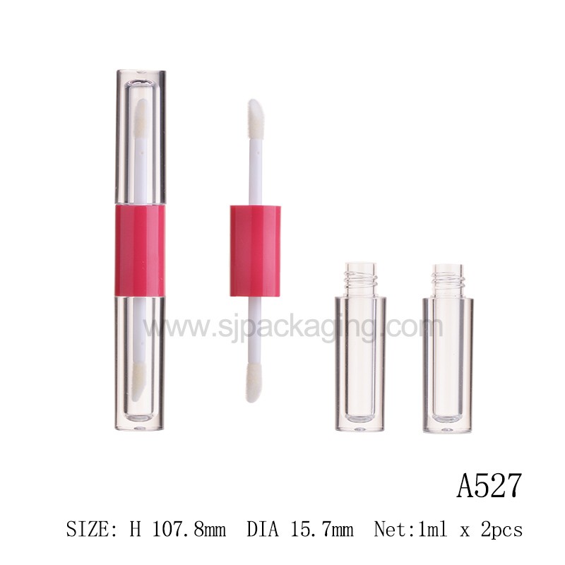 2in1 Round Shape Lip gloss Tube 1ml A527