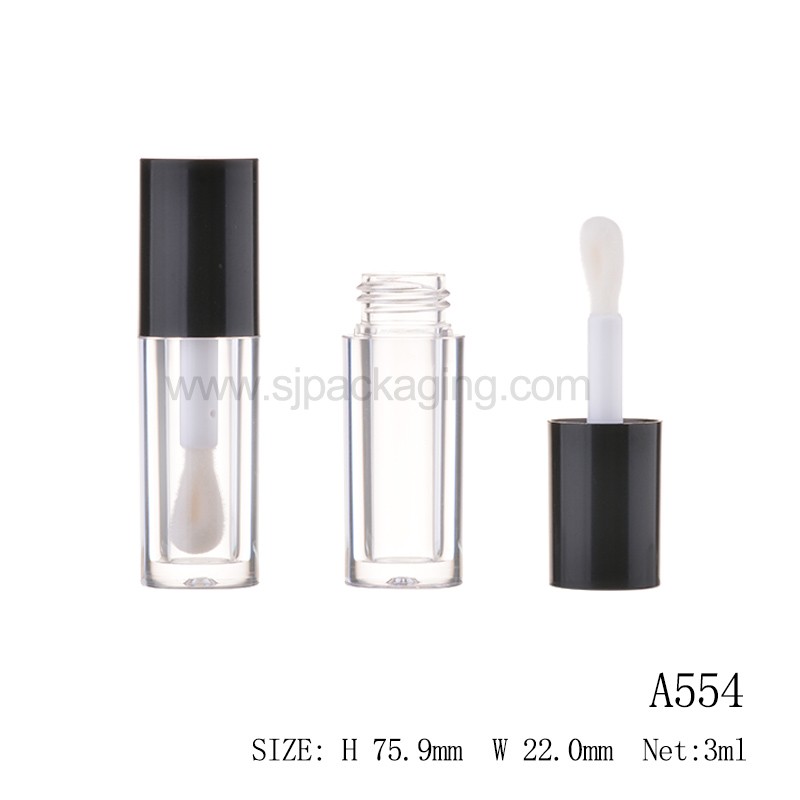 Round Shape 3ml Concealer Tube Lip Gloss Tube A554