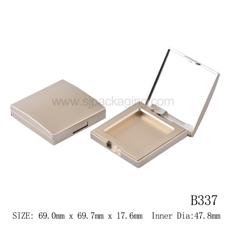 Square Shape Blush Compact Powder Case Inner Dia 47.8mm B337