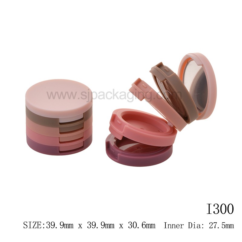 5Layer Round Shape Eyeshadow/ Blush/Bronzer/Lip Cream  Case I300