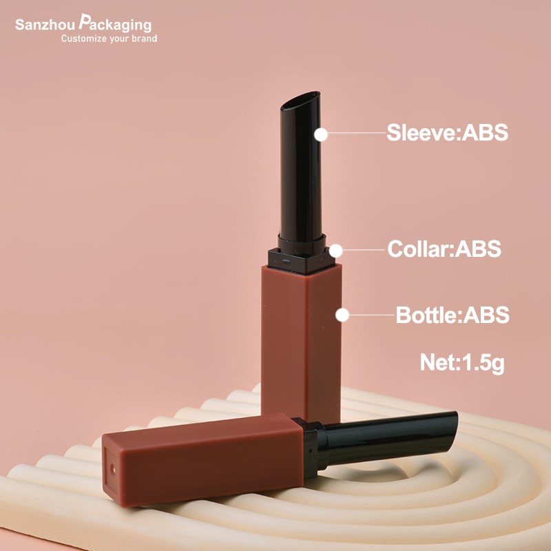 Slim Square Shape Oblique Lipstick Tube D613