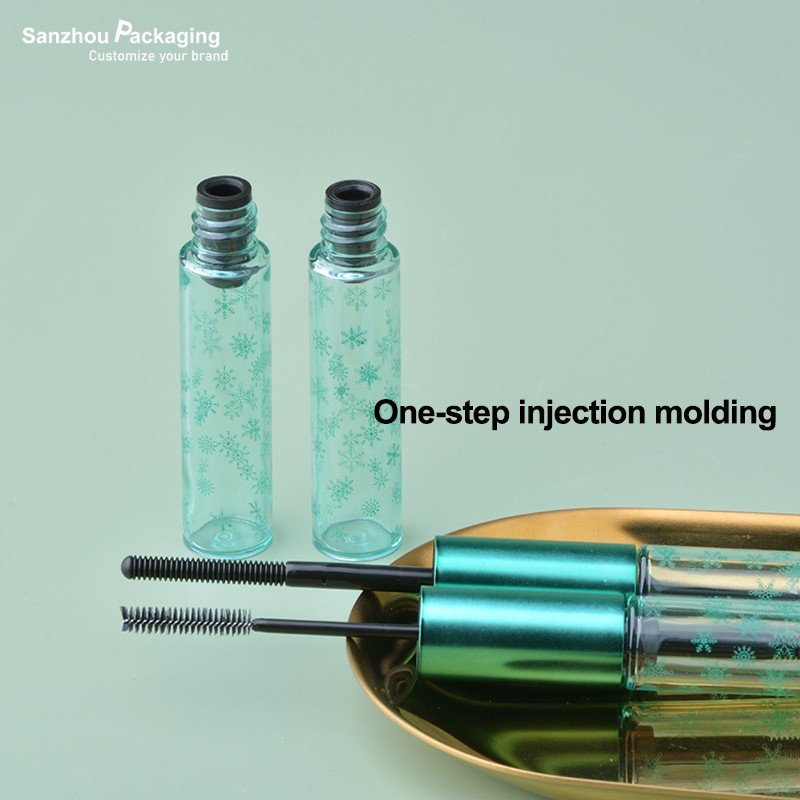 One-step injection molding  2IN1 Round Shape Mascara Tube 5ml*2/4ml*2 C298