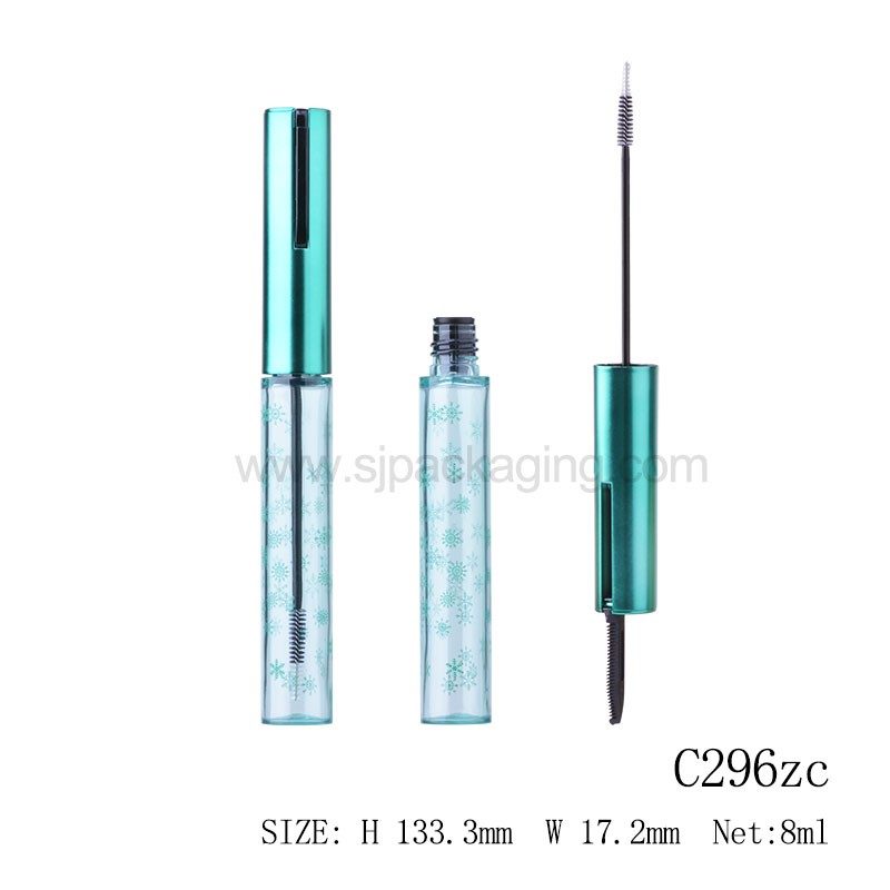 One-step injection molding Round Shape Mascara Tube 8ml C296zc