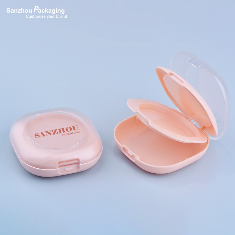 2in1 Square Shape  Compact Powder Case Inner Dia 59.9mm B348