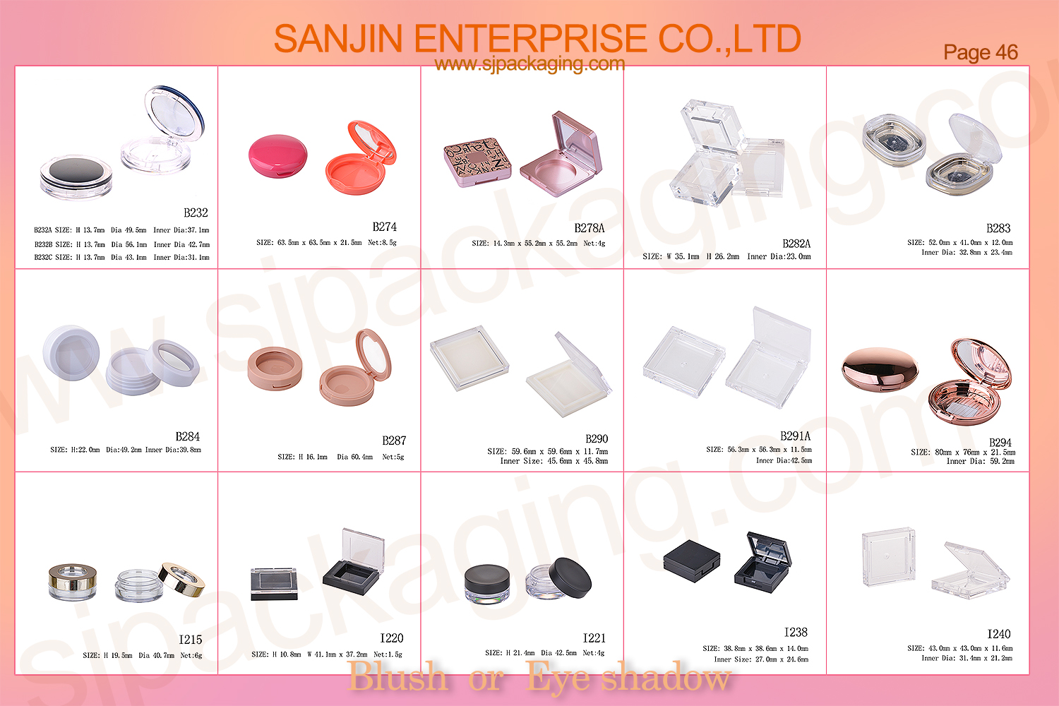 SANJIN Blush container(图2)